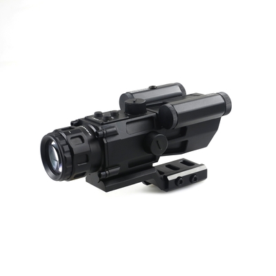4x ingrandimento Leggio di alluminio Scopo prismatico con laser rosso Essential di caccia