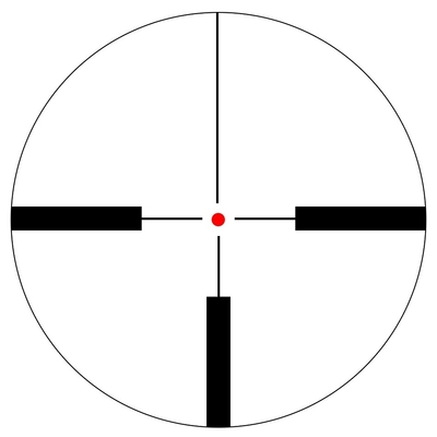24 mm di diametro dell'obiettivo Red Dot Laser Scope 1-6X24 LPVO Optic Scope per professionisti