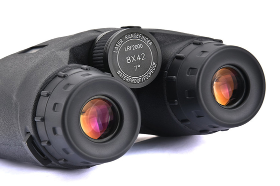 Biocolore laser a distanza 8x42 2000M impermeabile multifunzione per la caccia nero