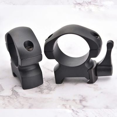 25.4 mm di diametro Acciaio scopo di rilascio rapido montare bracket anello per il profilo medio a basso
