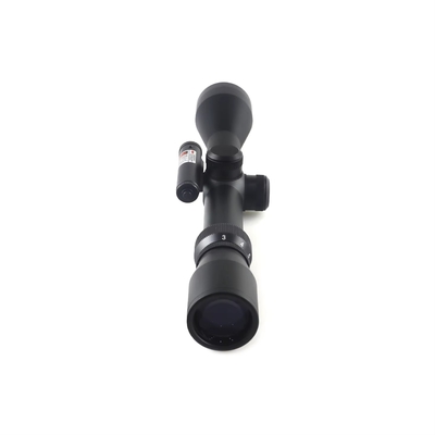 310 mm di lunghezza Scopo ottico di caccia 3-9x40 con piccolo laser rosso e 11 mm/22 mm di larghezza di base