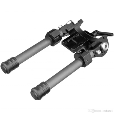 Bipoda regolabile e rimontabile per il campo di caccia da 22 mm Altezza centro 18-25 cm Aluminio