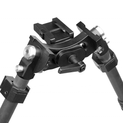 Bipoda regolabile e rimontabile per il campo di caccia da 22 mm Altezza centro 18-25 cm Aluminio