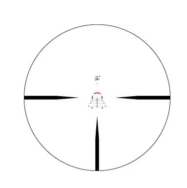 18.5oz 1-6x24 SFP Visione ottica AR-BDC3 Reticolo 30 mm tubo con regolazione fissa di parallasse