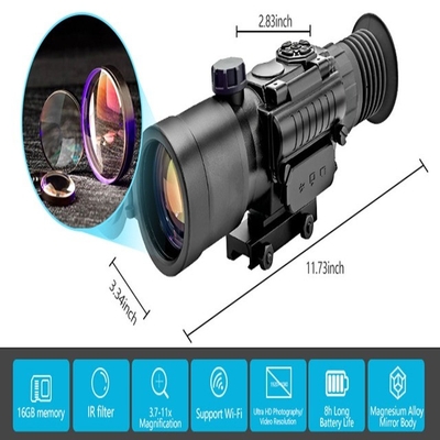 55mm Eye Relief KDS1W 3.7X-11X Digital Night Vision Scope per la caccia IP65