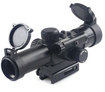 M6 tattico 4X25 IR vista rossa/verde e campo laser a puntina rossa di 170 mm di lunghezza per la caccia