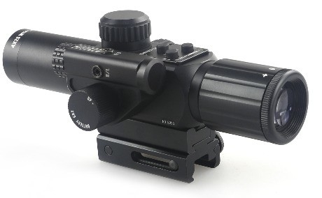 4x30 infrarossi di caccia Ampio campo visivo Scopo ottico con laser rosso e caratteristica anti nebbia