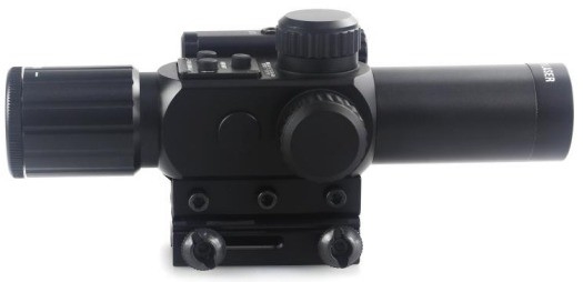 4x30 infrarossi di caccia Ampio campo visivo Scopo ottico con laser rosso e caratteristica anti nebbia