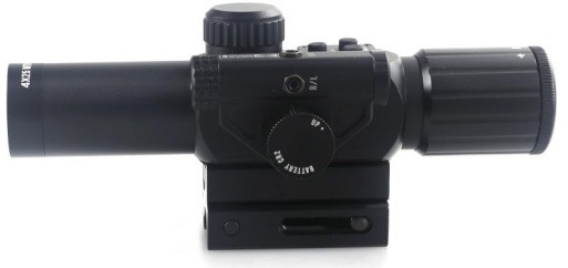 4x30 infrarossi di caccia Ampio campo visivo Scopo ottico con laser rosso e caratteristica anti nebbia