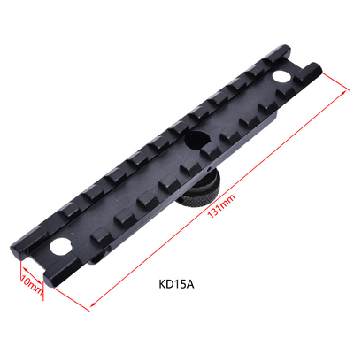 Matte Black Tactical Scope Mount 11mm Slot Carry Handle Mount Adapter Facile installazione