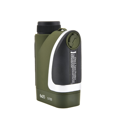 Ultimo 6x25 Laser Rangefinder 5-700m Lunga distanza per la caccia 210g 7° angolo di vista