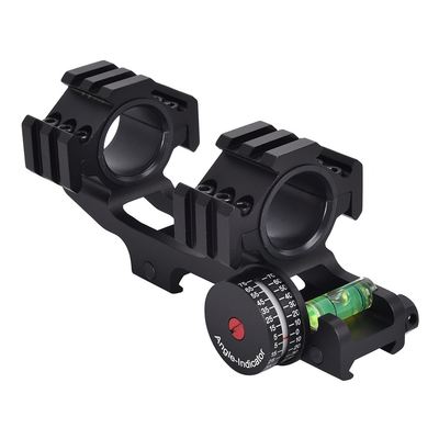 22 mm di larghezza Montaggio a doppio anello con livello di bolla e indicatore di angolo Altezza del centro 21 mm