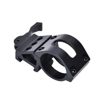 Montaggio a portata rimovibile veloce anello offset da 30 mm per montaggio laterale da 21 mm in nero opaco