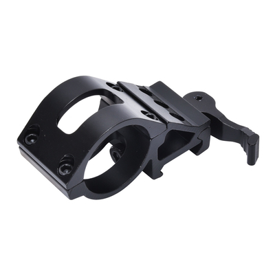 Montaggio a portata rimovibile veloce anello offset da 30 mm per montaggio laterale da 21 mm in nero opaco