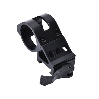 Montaggio a portata rimovibile veloce anello offset da 30 mm per montaggio laterale da 21 mm in nero opaco