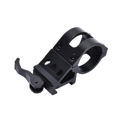 Montaggio a portata rimovibile veloce anello offset da 30 mm per montaggio laterale da 21 mm in nero opaco