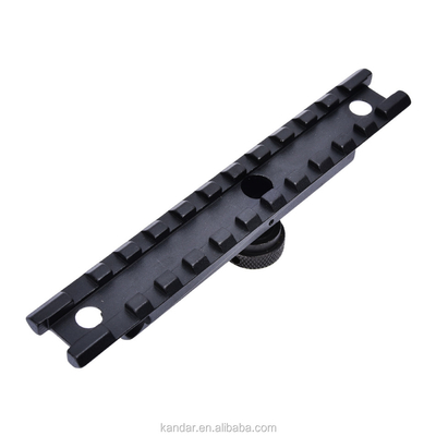 Caccia nero da 11 mm a 20 mm montatura adattatore di conversione con connettore a nocciola del pollice