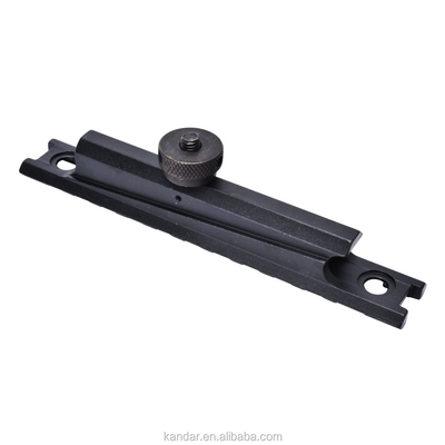 Caccia nero da 11 mm a 20 mm montatura adattatore di conversione con connettore a nocciola del pollice