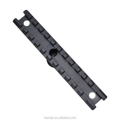 Caccia nero da 11 mm a 20 mm montatura adattatore di conversione con connettore a nocciola del pollice