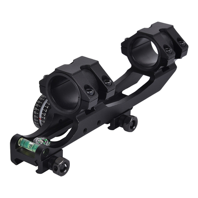 Disegni di precisione con leva a bolla nera opaca Scope Mount Base Angle Indicator