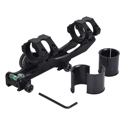 Disegni di precisione con leva a bolla nera opaca Scope Mount Base Angle Indicator