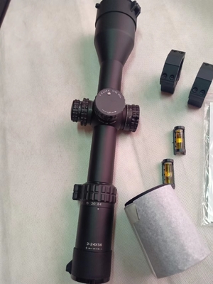 1200G Materiale del tubo di alluminio per aeromobili 3-24x56 Visore da caccia con lente ottica FFP ED