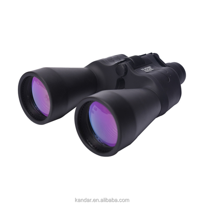 10-30x60 Porro BK7 binocoli con occhiali pieghevoli e rivestimento completo in nero