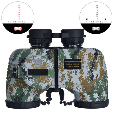 Binocolo per sport all'aperto con illuminazione e bussola di 50 mm di diametro