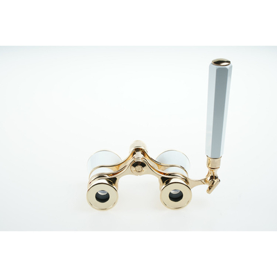 Telescopio in metallo antico Occhiali binoculari antichi per Opera 3x25 Pupilla di uscita 8,3 mm