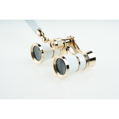 Telescopio in metallo antico Occhiali binoculari antichi per Opera 3x25 Pupilla di uscita 8,3 mm