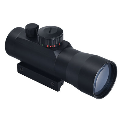 Rilievo oculare gratuito 3X40RD Visione tattica singolo punto rosso e verde con leva per la caccia