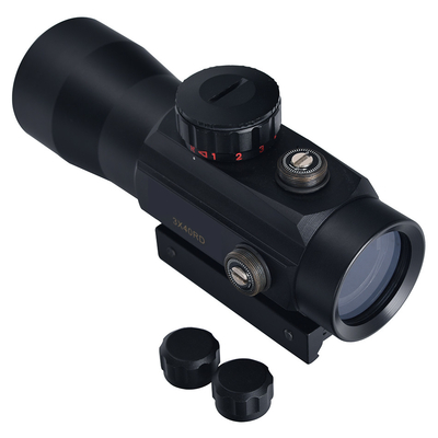 Rilievo oculare gratuito 3X40RD Visione tattica singolo punto rosso e verde con leva per la caccia