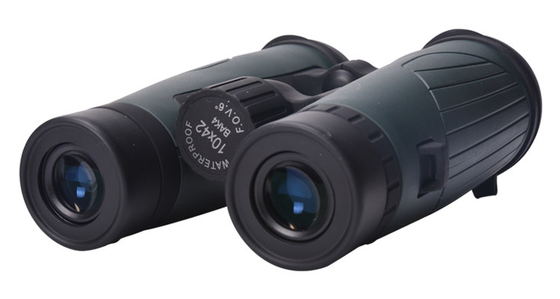Telescopio verde 10x42 impermeabile e antifoglia per caccia escursioni sport all'aperto binocolo