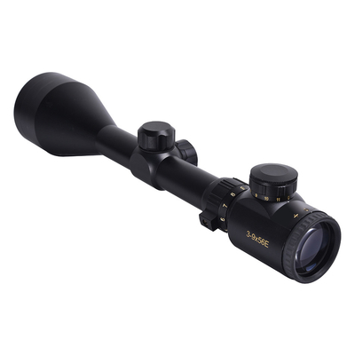 3-9x56 1'' R12 Illuminazione rossa Visore per la caccia Lunghezza corpo in lega di alluminio 315 mm