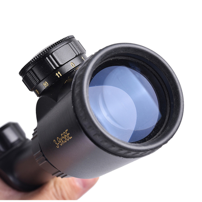 3-9x56 1'' R12 Illuminazione rossa Visore per la caccia Lunghezza corpo in lega di alluminio 315 mm