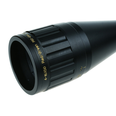 25.4mm di diametro di tubo 4-16x50 Visore da caccia tattico a lungo raggio con reticolo di vetro