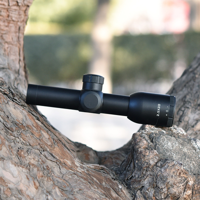 2.5X20 Scope ottico da caccia con lega di alluminio resistente e reticolo di attraversamento