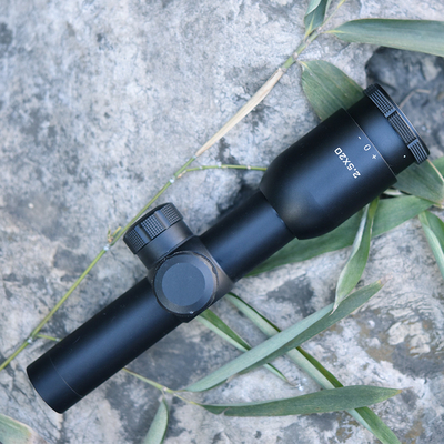 2.5X20 Scope ottico da caccia con lega di alluminio resistente e reticolo di attraversamento