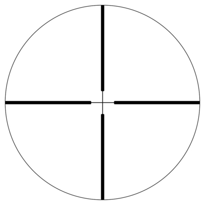 2.5X20 Scope ottico da caccia con lega di alluminio resistente e reticolo di attraversamento