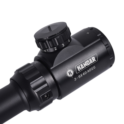 Fotografia all'aperto 3-9x40 Scope con vista illuminata RGB e obiettivo da 40 mm