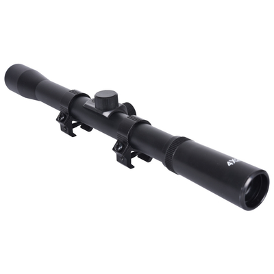 4x20 Mini Scope Sight per la caccia di leghe di alluminio e materiale metallico completo