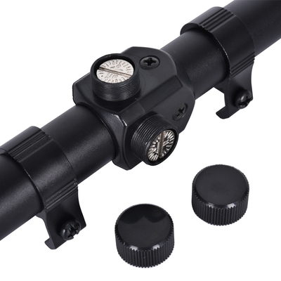 4x20 Mini Scope Sight per la caccia di leghe di alluminio e materiale metallico completo