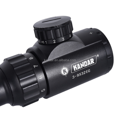 Legatura di alluminio 3-9x32EG Scope di caccia con reticolo illuminato e obiettivo da 32 mm