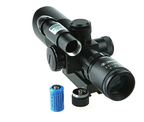 F.O.V. 11°-38° Caccia visione illuminata 2.5-10X40 con visione laser verde