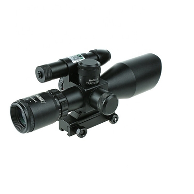F.O.V. 11°-38° Caccia visione illuminata 2.5-10X40 con visione laser verde
