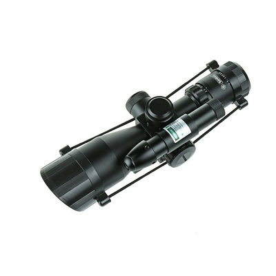 F.O.V. 11°-38° Caccia visione illuminata 2.5-10X40 con visione laser verde
