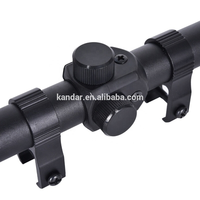 3-7x28 scopi con supporti e scopi laser a punta rossa resistenti all'acqua