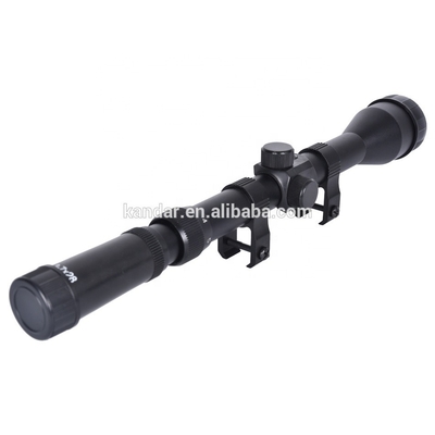 3-7x28 scopi con supporti e scopi laser a punta rossa resistenti all'acqua
