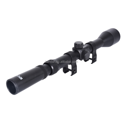3-7x28 scopi con supporti e scopi laser a punta rossa resistenti all'acqua
