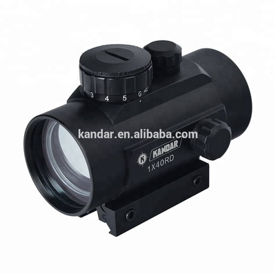 Obiettivo da 40 mm Lenti Knadar 1x40RD Red Dot Scope Visione Precisione Aluminica Legata Ottica